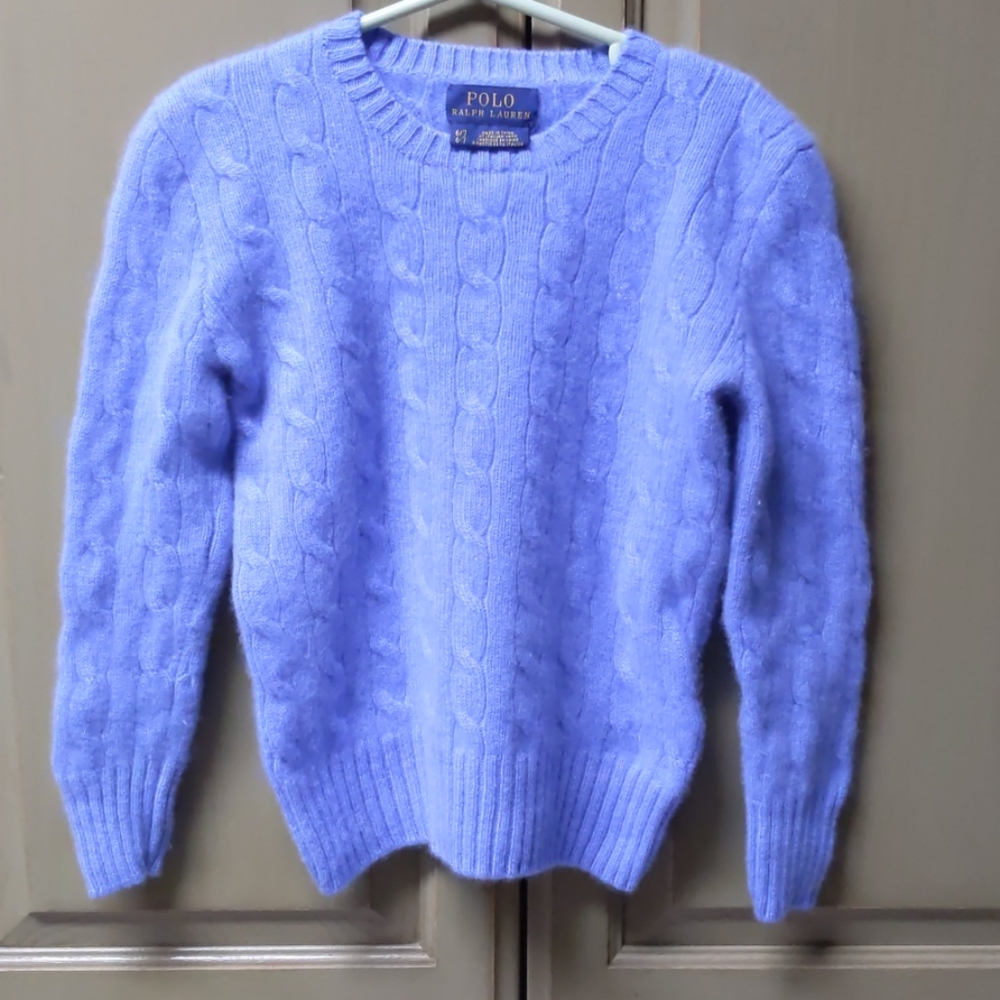 Polo Cashmere Kids Pullover Cardigan Sweater 6/7